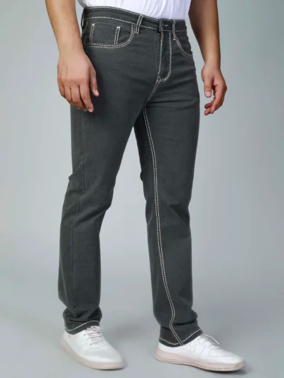 Bootcut Saddle Stitch Navy Jeans