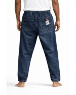 Distressed Denim Jogger Pants - Image 3