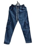 Regular Fit Denim Cargo Jogger - Image 3