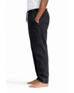 Urban Fit Black Denim Joggers - Image 4