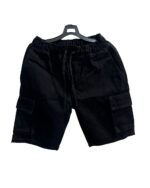 Black Denim Shorts - Image 5