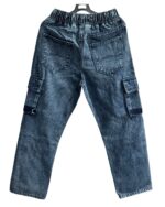 Wide Hem Denim Cargo Jogger (Big Fold) - Image 3