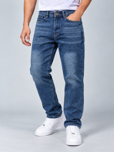 Classic Fade Blue Straight Fit Denim
